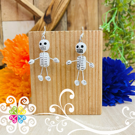 Skelletons - Calaverita Clay Earrings