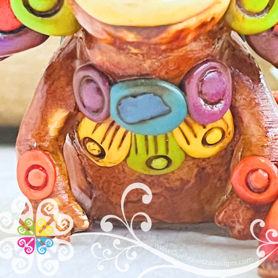 Mini Ajolote Figure - Epoxi Clay & Resin Warrior
