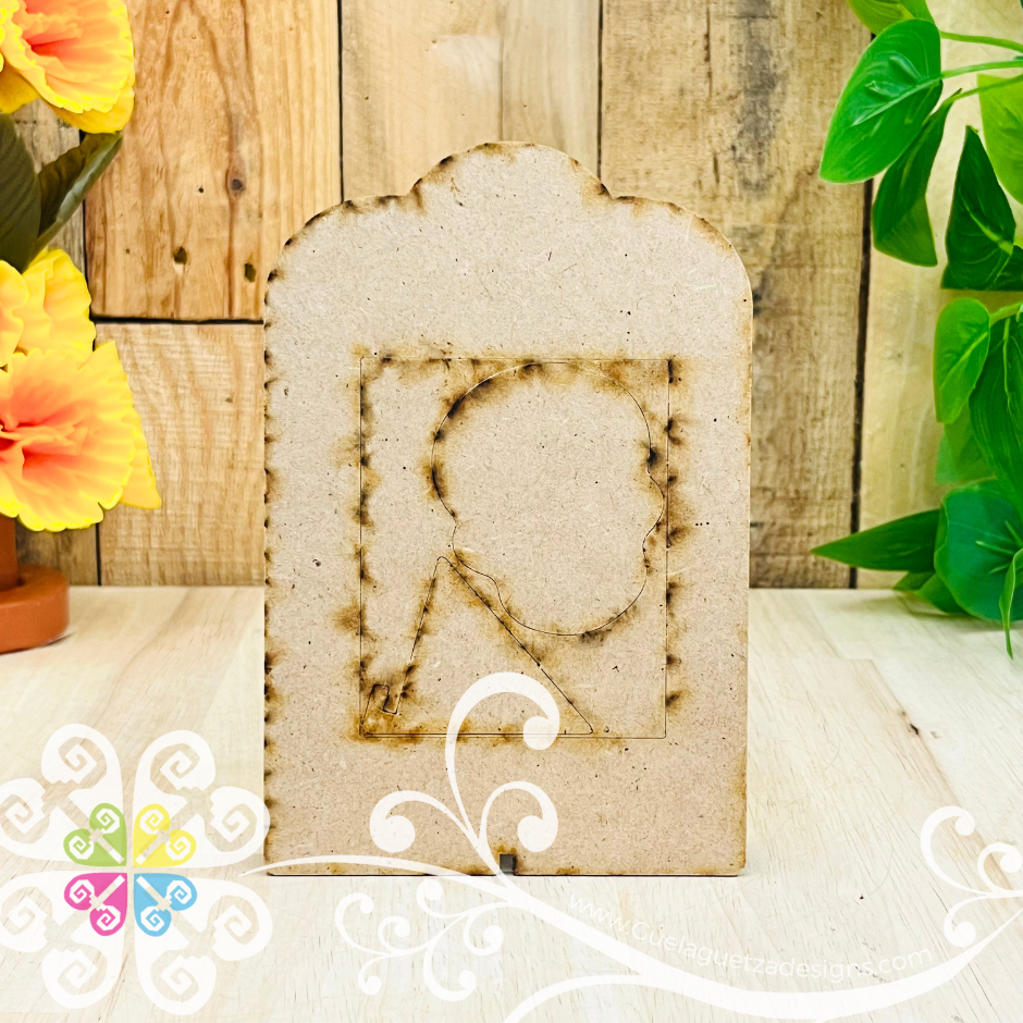 Mini Dia de los Muertos Picture Frame - Day of the Dead Ofrenda Decor