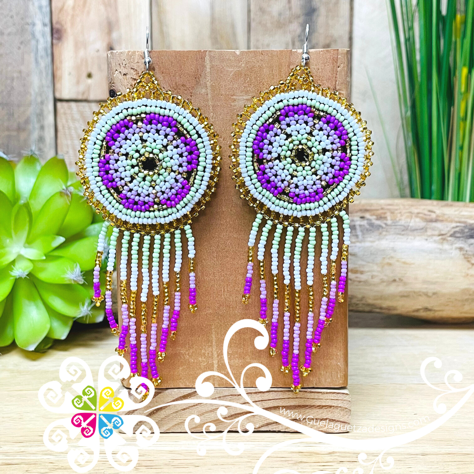 Beaded dream catcher best sale earrings