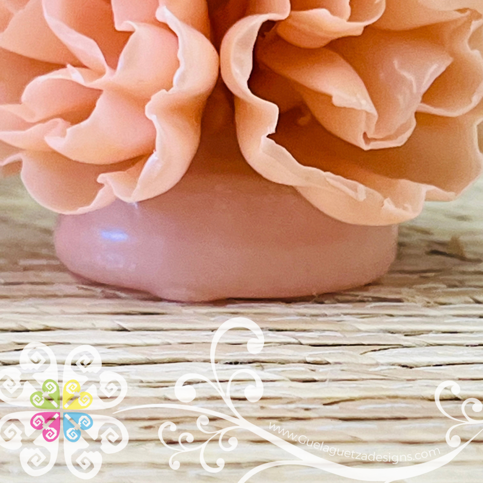 Mini Light Pink Vela Escamada Elegancia Artesanal- Artisan Candles Vedesa