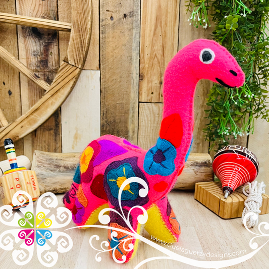 Embroidered Brachiosaurus - Chiapas Stuffed Animal