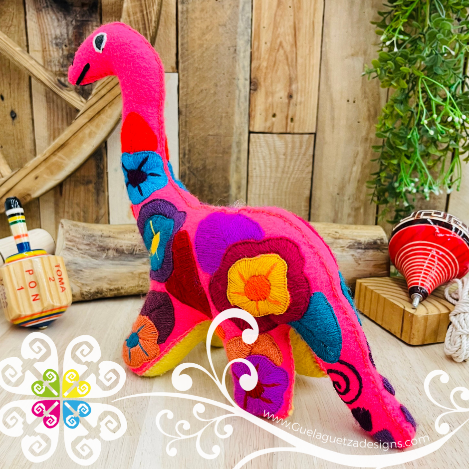 Embroidered Brachiosaurus - Chiapas Stuffed Animal