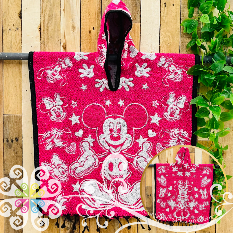 Large Gaban de Niño - Kids Gaban - Poncho with Hoodie