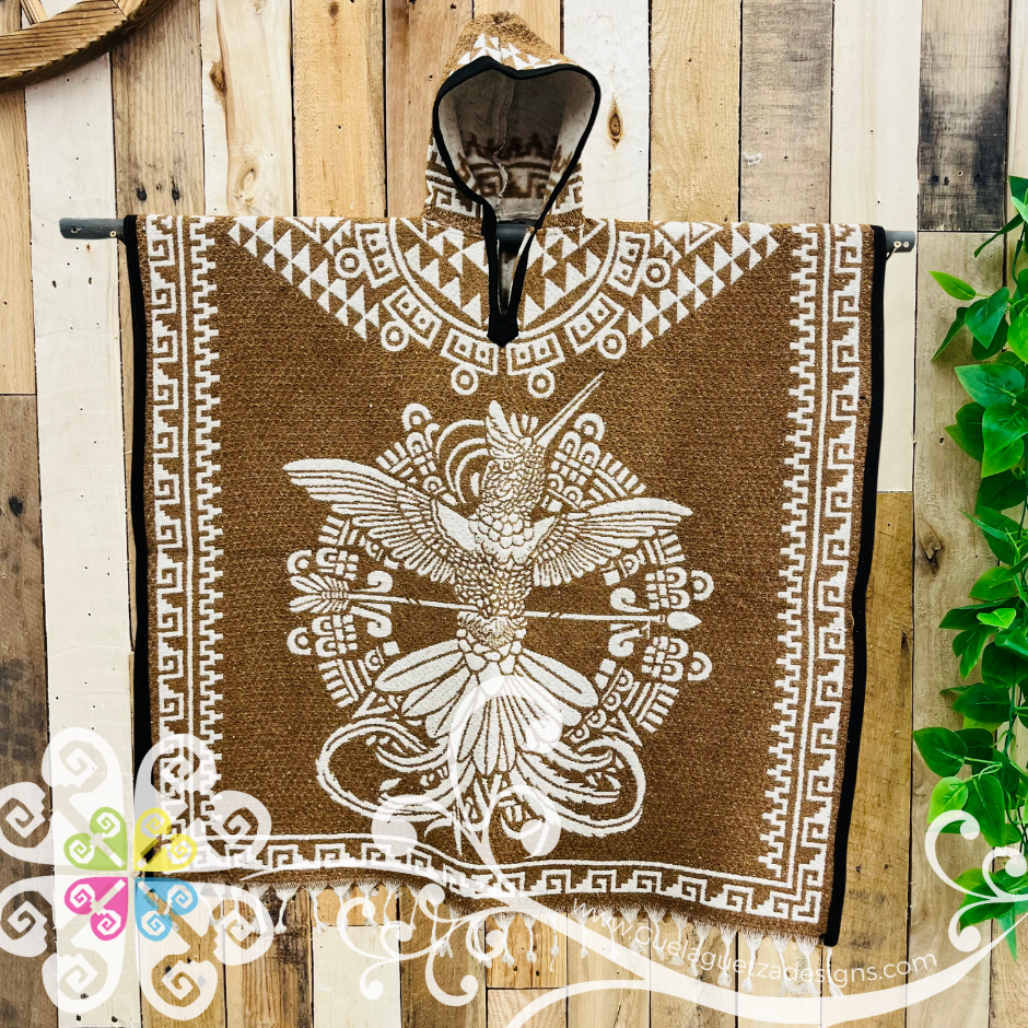 Colibri / Axolotl Gaban - Men Poncho with Hoodie