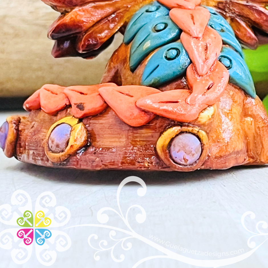Mini Ajolote Figure - Epoxi Clay & Resin Warrior