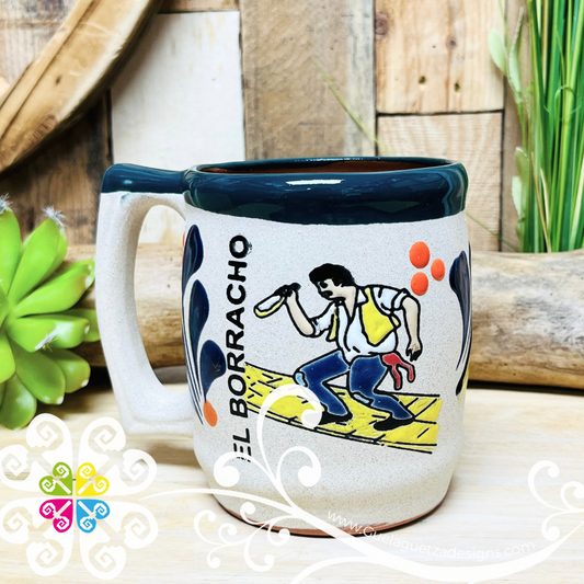 El BorrachoMX Clay Mug - Single Beer Mug