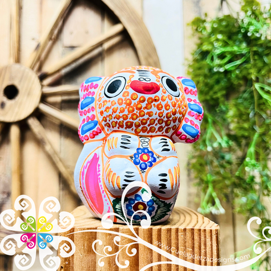 Ajolote Hand-painted Clay Figure