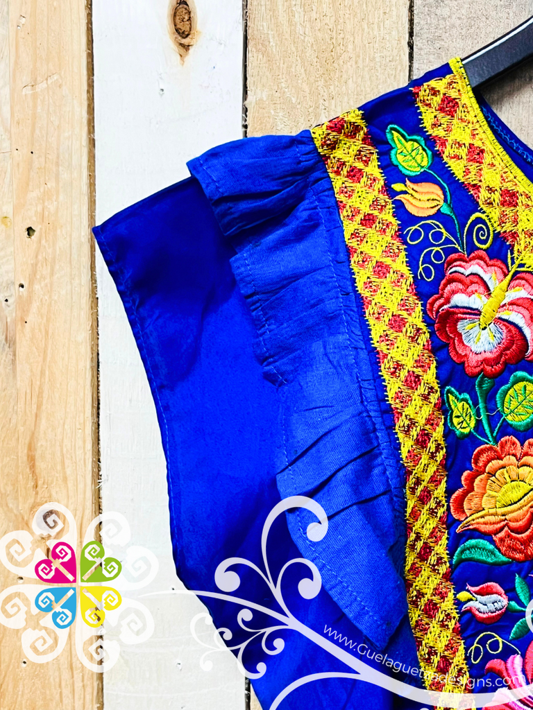 Large Cadenilla Tehuana Fabi Top - Double Embroider main image 0