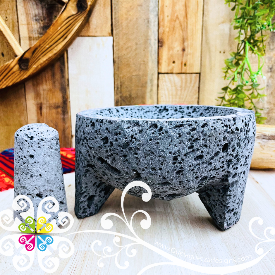 Medium Porki Molcajete - Molcajete Piedra