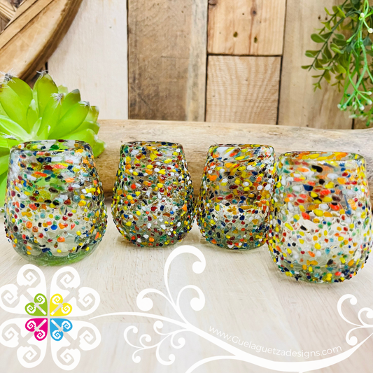 Granizado Vidrio Soplado Tequilero Set - Tequila Shot Glasses