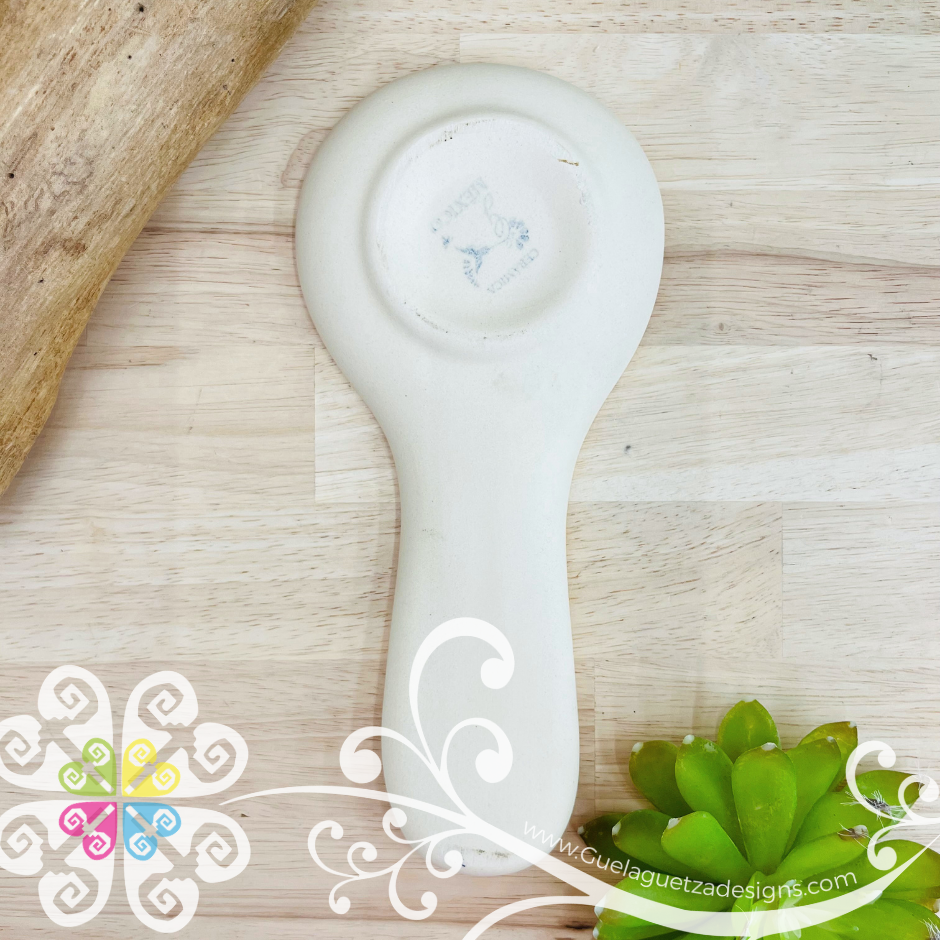 Pink Hummingbird Spoon Rest - Barro Alta Temperatura - Spoon Rest