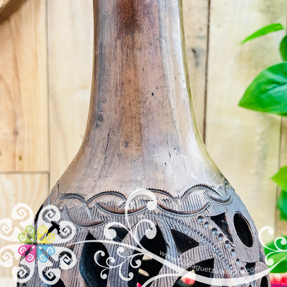 Large Flamingo Vase - Barro Café Oaxaca