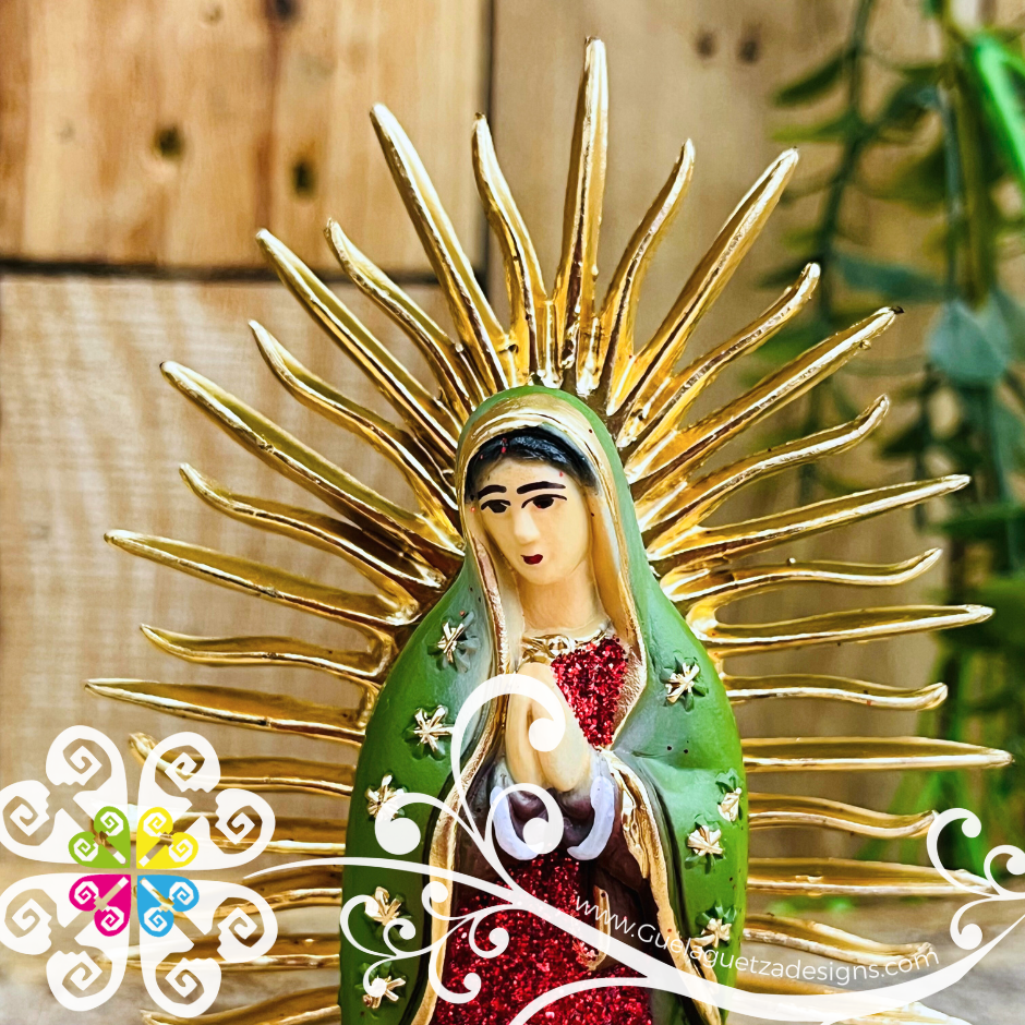 Mini Virgen de Guadalupe Statue - Home Decor