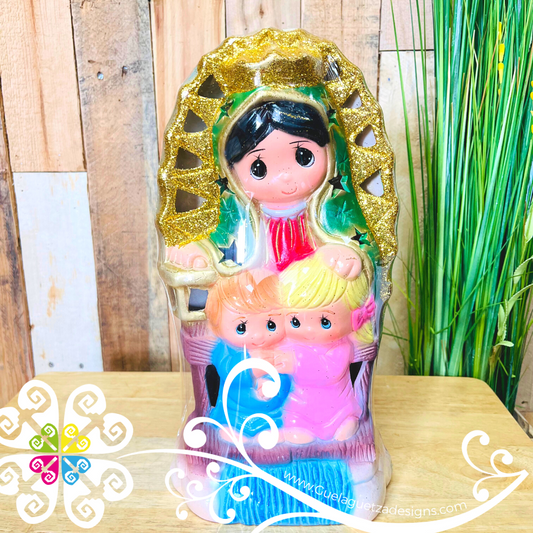 Large Animated Virgen de Guadalupe - Lamp