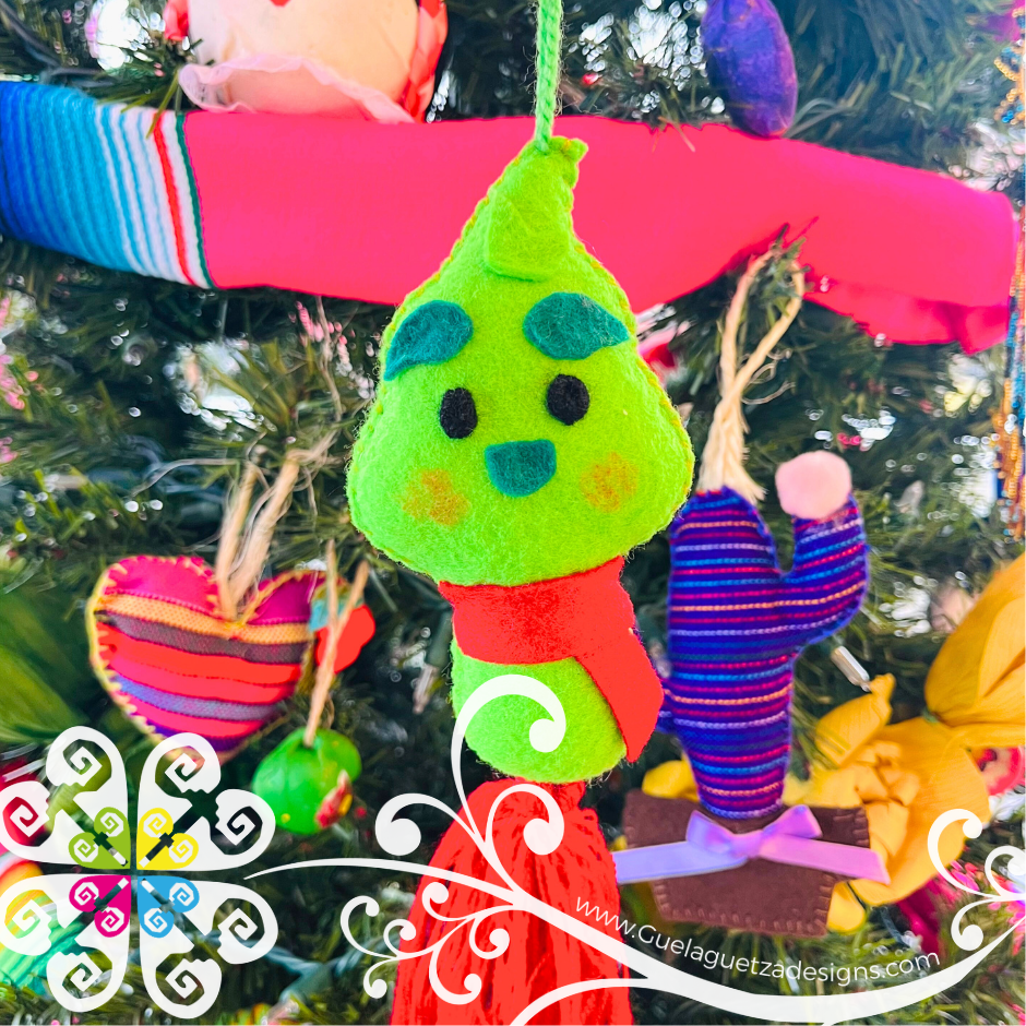 El Grinchy Pom Pom Sets - Christmas Ornaments