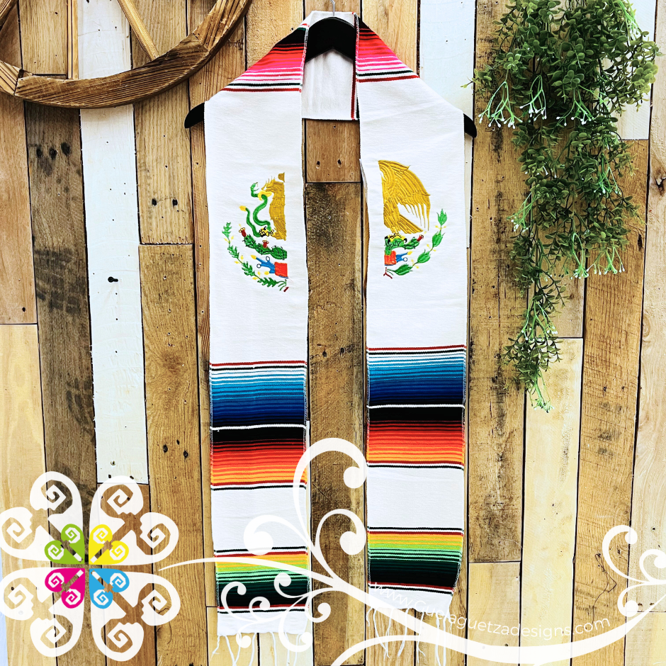 Mexican Pride Sarape Graduation Stole