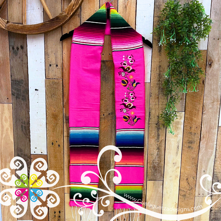 Floreado Sarape Graduation Stole