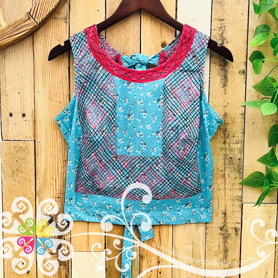 Medium Cadenilla Tehuana Fabi Top - Double Embroider