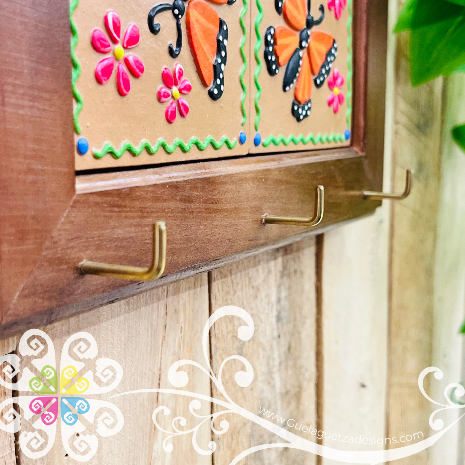 Monachas Wood Keyholder - Mexican Keyholder
