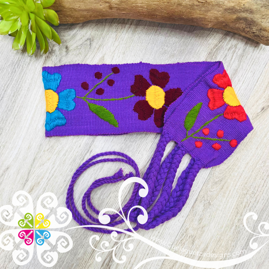 Flor Chiapas Embroider Belt