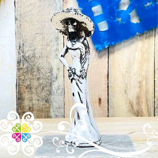 Mini Scarf Design Catrina - Day of the Dead Decoration Resin statue