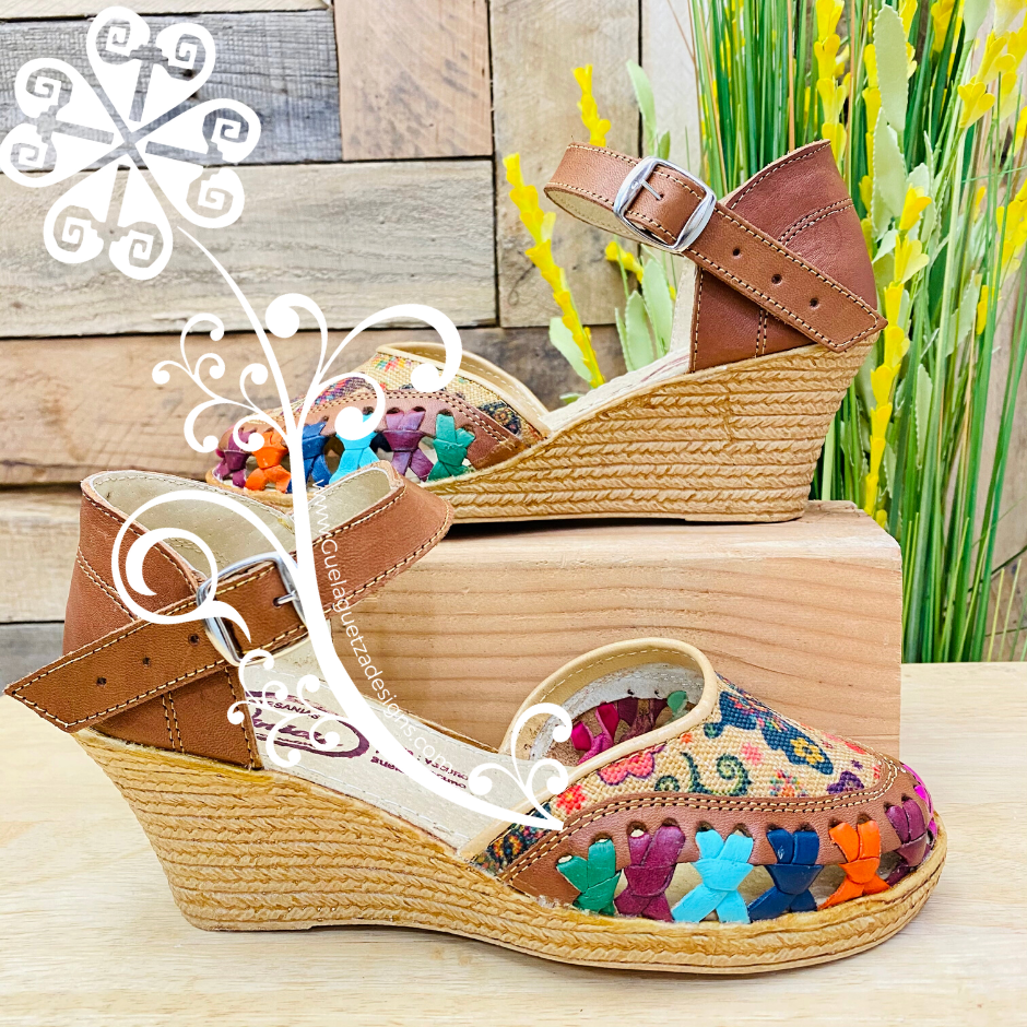 Buckle Wedges Women Shoes - Butterfly