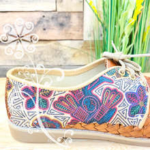 Aztec Birds Design - Loafers Artisan Leather Women Shoes