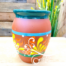 Round Clay Vase
