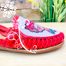 Frida Flat Shoes- Red Panchitos