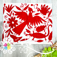 Red Otomi Decorative Pillow Cases - with Zipper