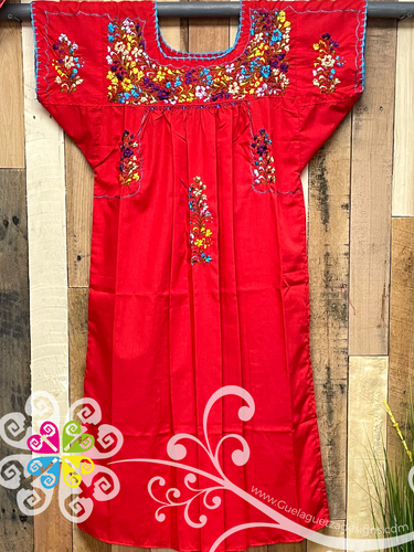 Small Vestido San Antonino Sencilla - Embroider Women Dress