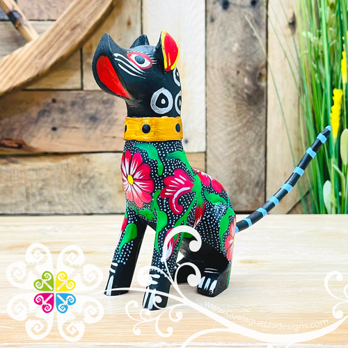 Medium Dog Alebrije- Handcarve Wood Decoration Figure