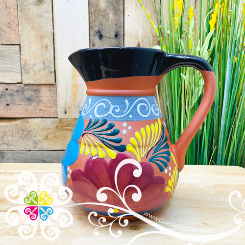 Small Oval Clay Pitcher - Jarro