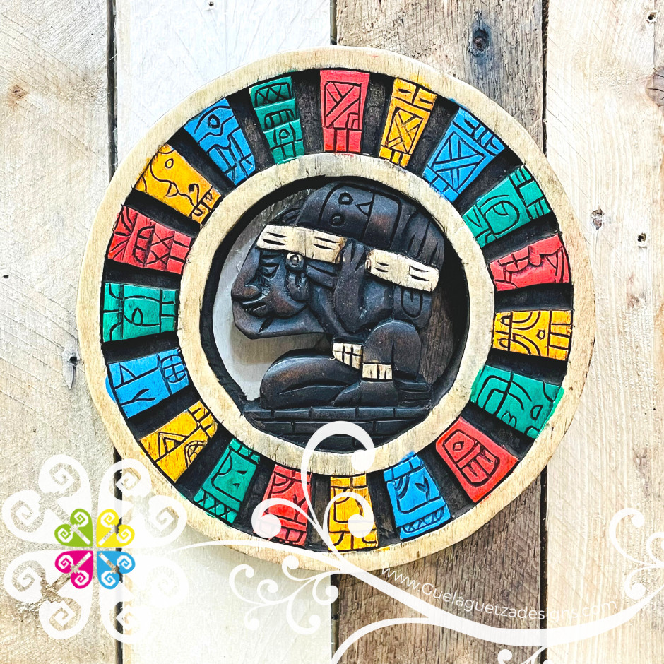 Small Hand Carve Mexican Calendars