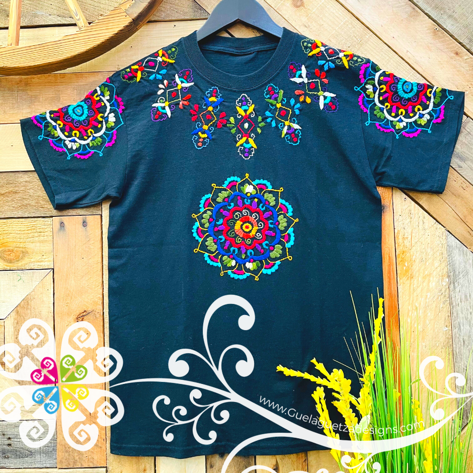 T shirt with online embroidery