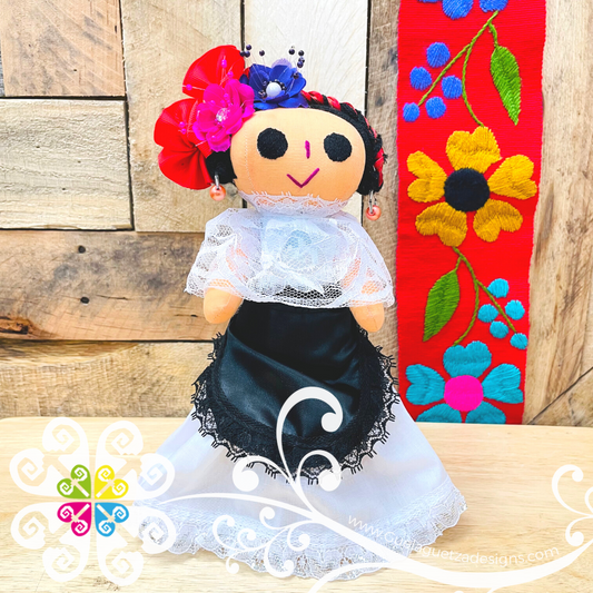 Veracruz Dress Mexican Otomi Doll - Fina