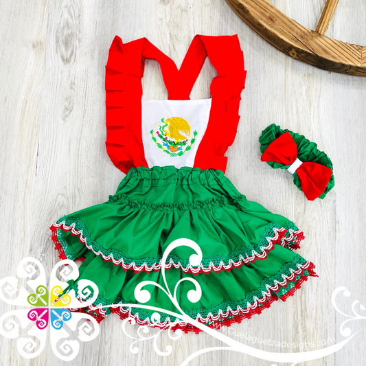 Tricolor Mexican Baby Set - Children Set
