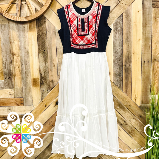 Extra Large Tehuana Linda - Women Party Dress Long