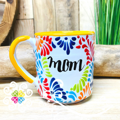 Mom Multicolored Mug - Talavera Mug