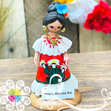 3- Baja California Sur Little Doll Figurine - Fondant Doll