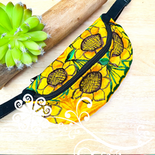 Sunflower Embroider Fanny Pack - 2 pockets