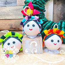 Set of 6 Lele Doll - Mexican Ornaments