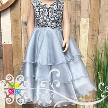 3T Girls Embroidered Party Dress