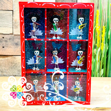 Red Mexican Gallery Box Decor - Cajita Decorativa Barro Cocido
