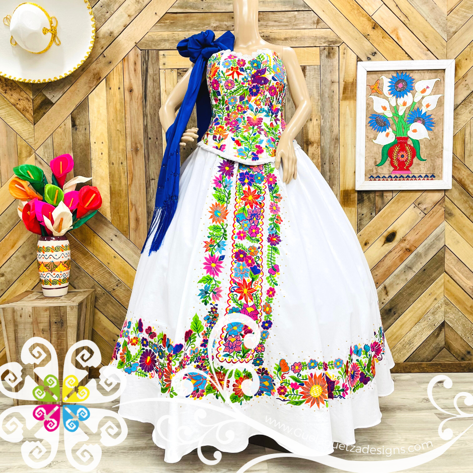 Mexican white 2025 wedding dress