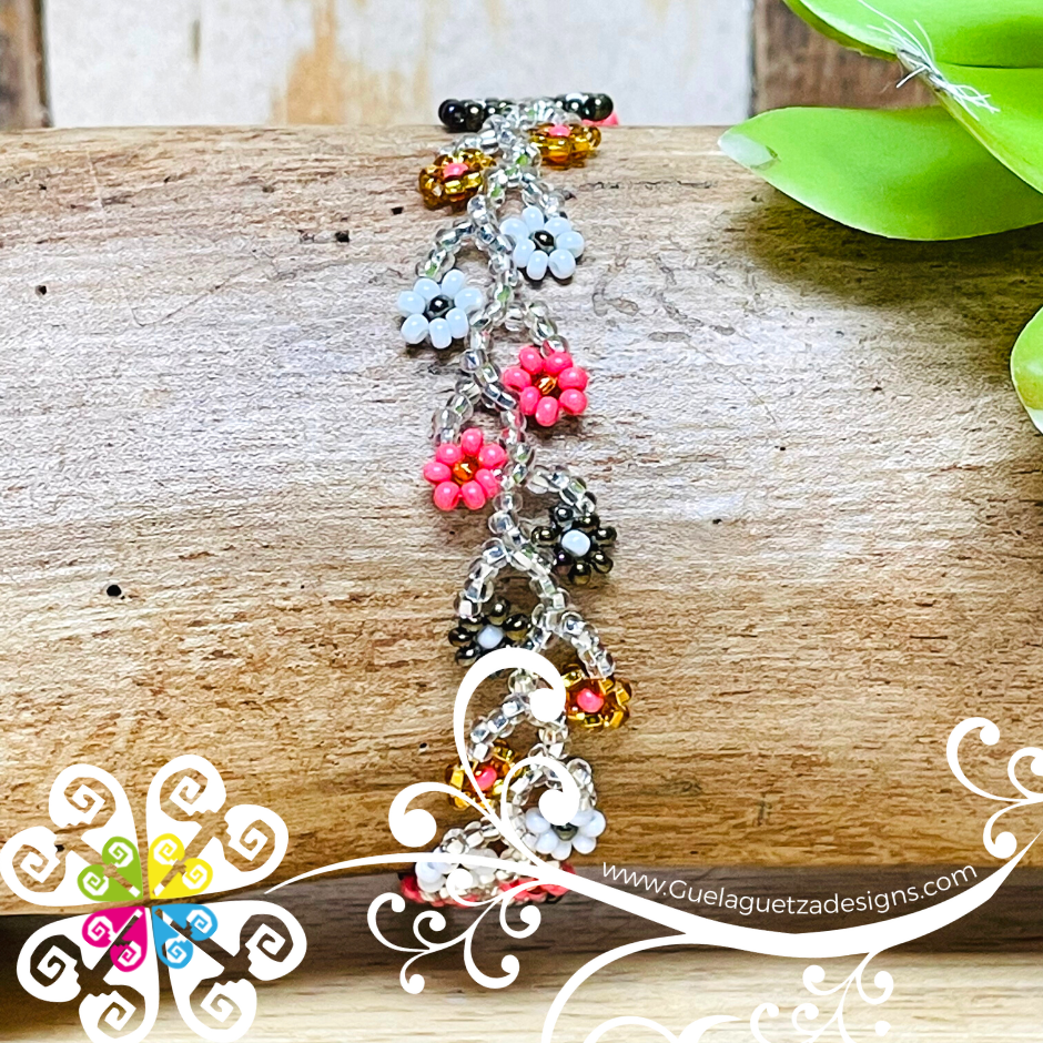 Beaded Flower Bracelet - Global Gifts