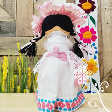 Pink Maria Mexican Otomi Doll - Fina