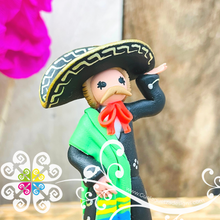 Charro Little Doll Figurine - Fondant Doll