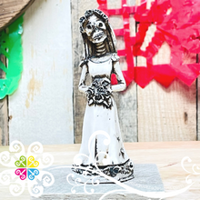 Mini Bride Catrina - Day of the Dead Decoration Resin Statue
